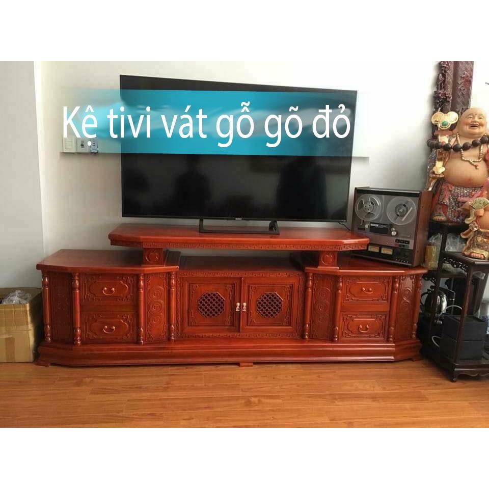 Kệ tivi Vat gỗ gõ đỏ