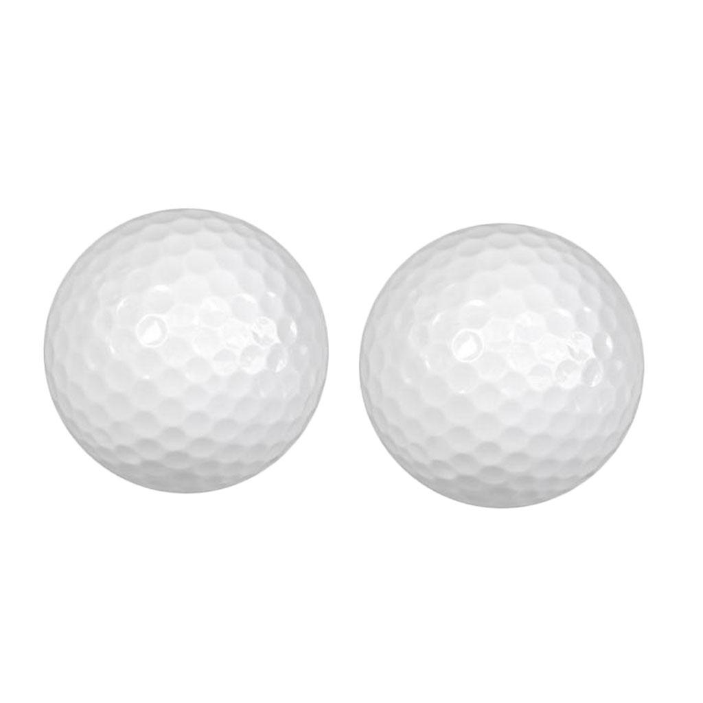 2x 2 Pieces Golf Practice Balls Indoor Outdoor Range Golf Training Balls