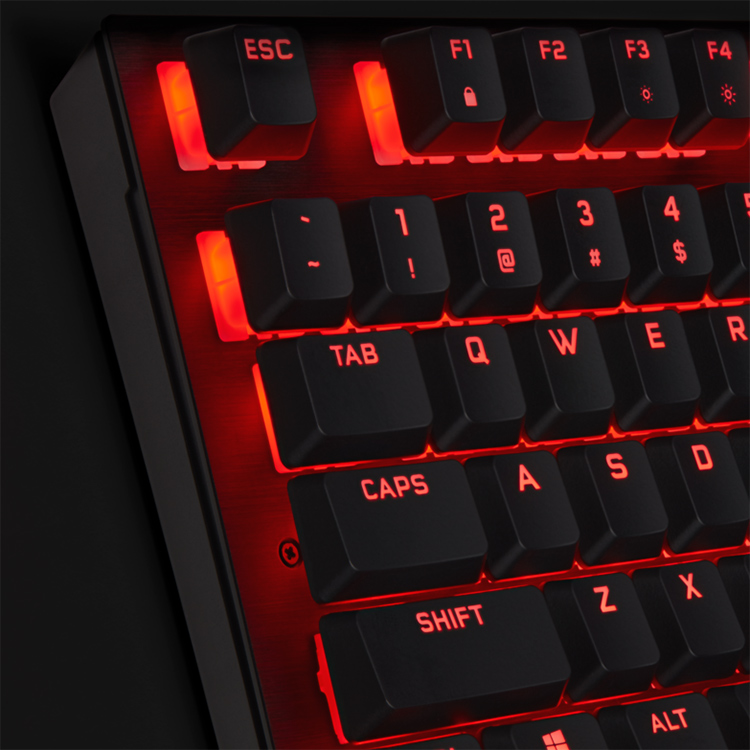 Bàn phím Corsair K60 PRO-Mx VIOLA-Red LED - Hàng chính hãng