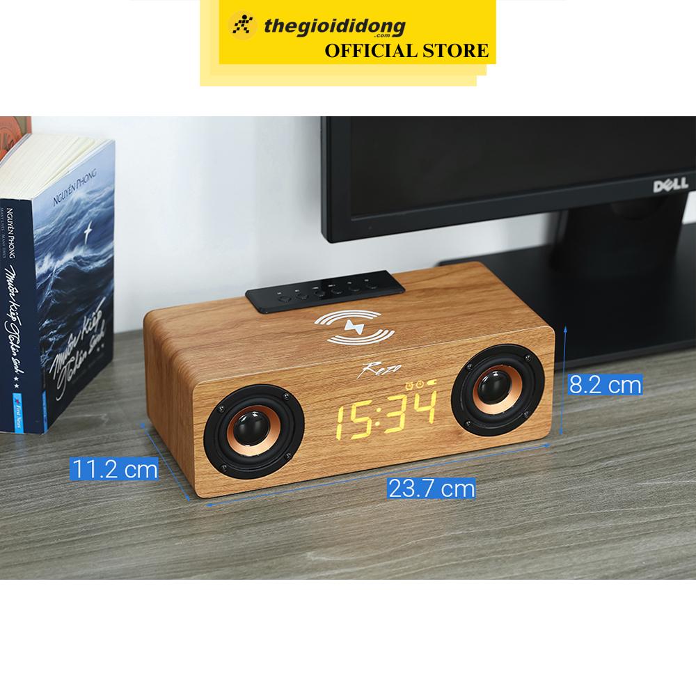 Loa Bluetooth Rezo Wooden Box - Hàng Chính Hãng