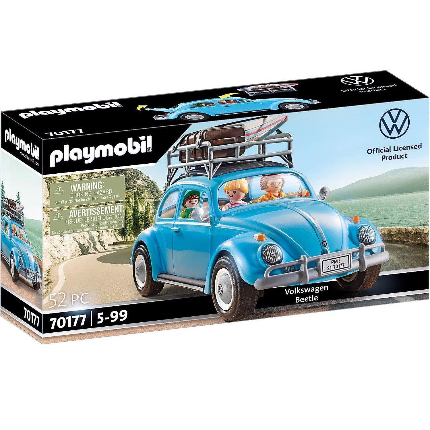 Đồ chơi mô hình Playmobil Xe cổ điển Volkswagen Beetle 1:17 kèm nhân vật 52 pcs