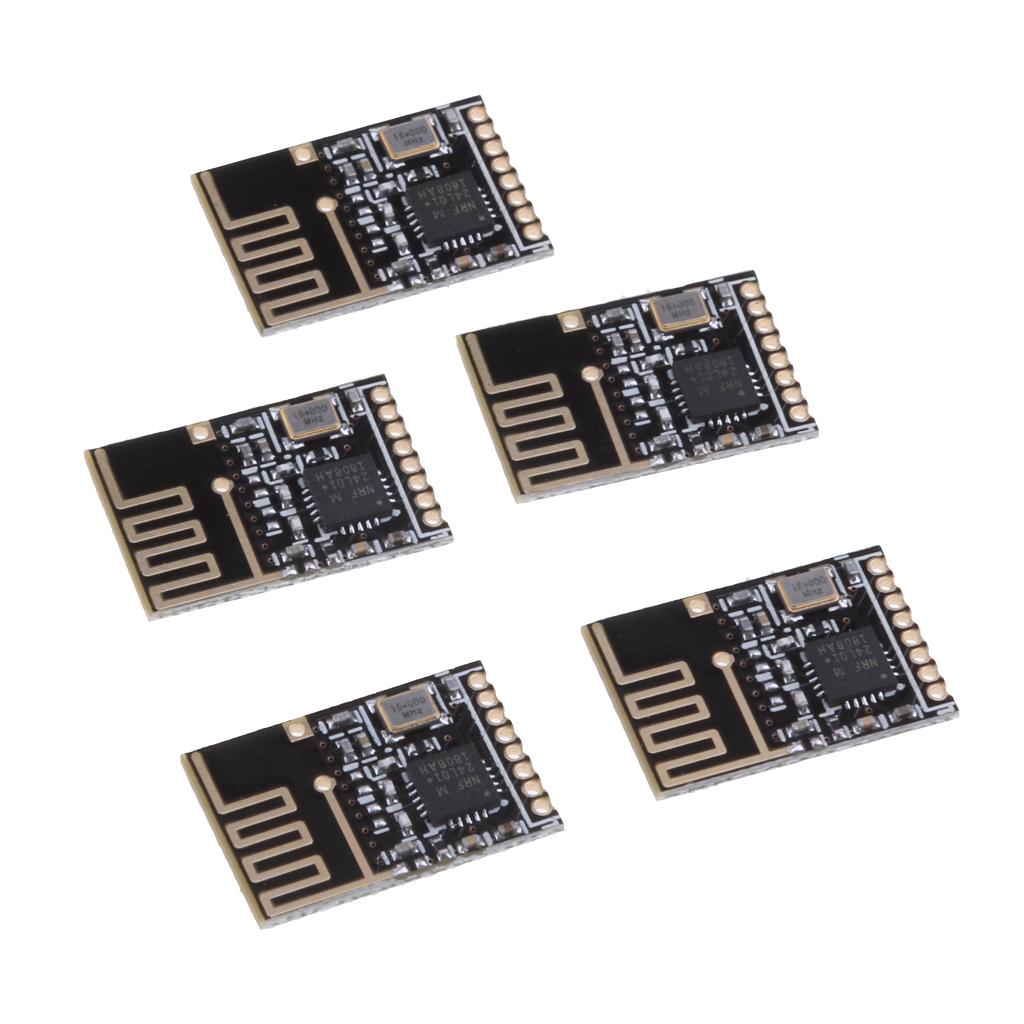 5Pcs Mini NRF24L01 2.4GHz SMD Wireless Transceiver Module for