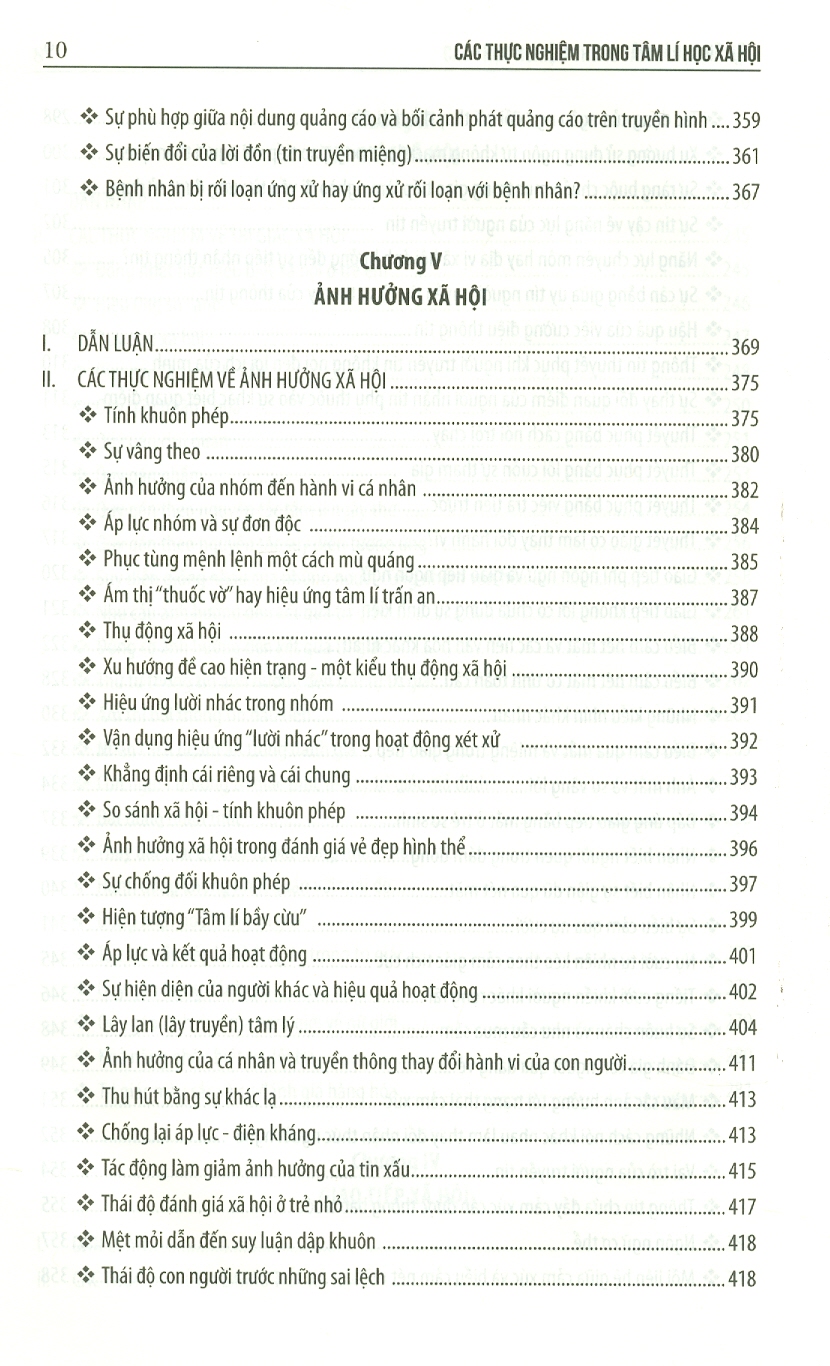 Các Thực Nghiệm Trong Tâm Lý Học Xã Hội - Sách Chuyên Khảo Dành Cho Cao Học Và Sinh Viên Tâm Lý (Tái bản lần thứ hai) - Bìa cứng