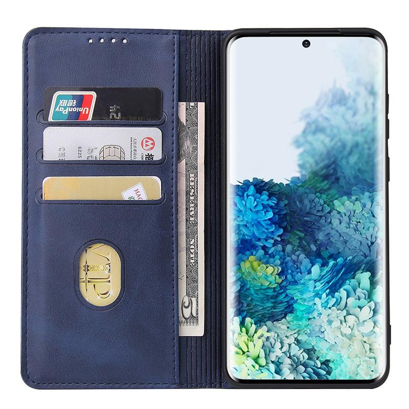 Bao da dạng ví dành cho Samsung Galaxy A70 A70s kiểu dáng sang trọng thời trang, ngăn đựng thẻ tiện lợi, bảo vệ điện thoại toàn diện - Hàng chính hãng