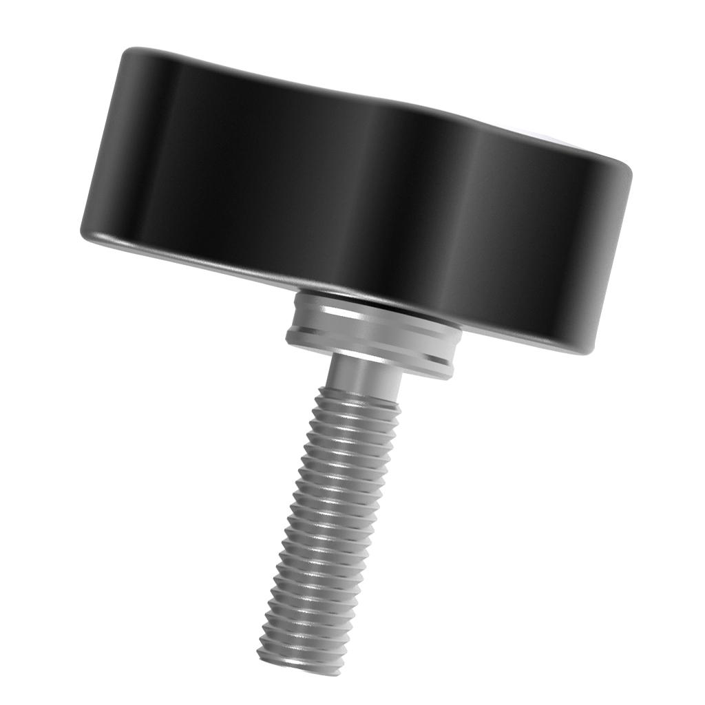 2 chiếc M5 x 17mm Tay cầm Vít Kẹp có thể điều chỉnh Khóa Vít L-Type T-Shape Cờ lê cho GoPro SLR Camera Lồng giàn khoan Rail Rod Slider