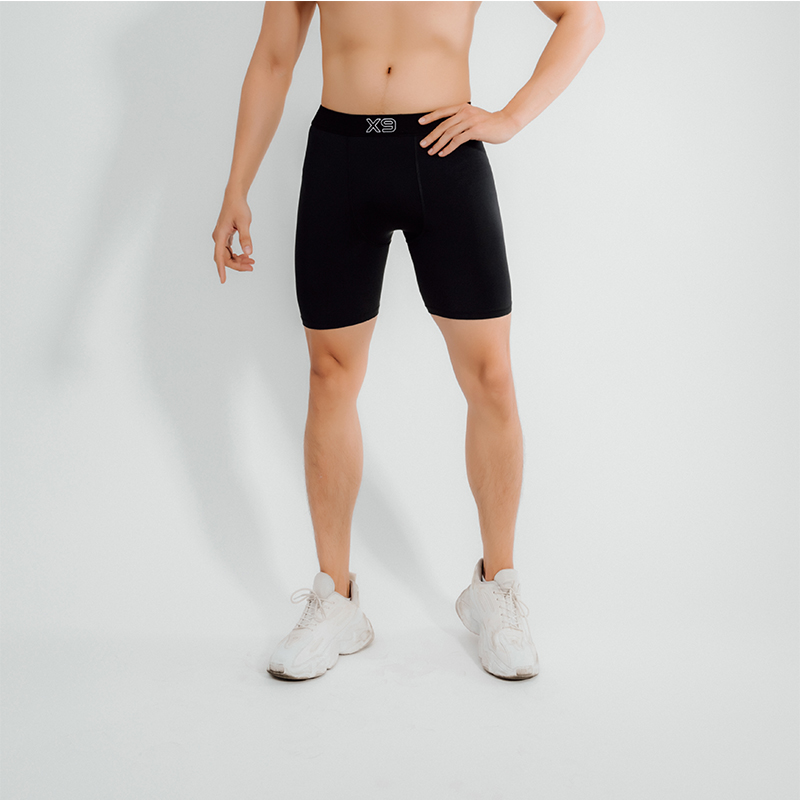 Quần Short Legging Nam Ngắn Ôm Bó Cơ Giữ Nhiệt - LocalBrand X9 - Tập Gym Đá Bóng Yoga Chạy Bộ - X004