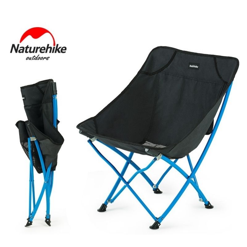 Ghế cắm trại Naturehike NH18X004Y du lịch dã ngoại gấp gọn nhẹ chắc chắn vải thoáng khí có túi đeo A028