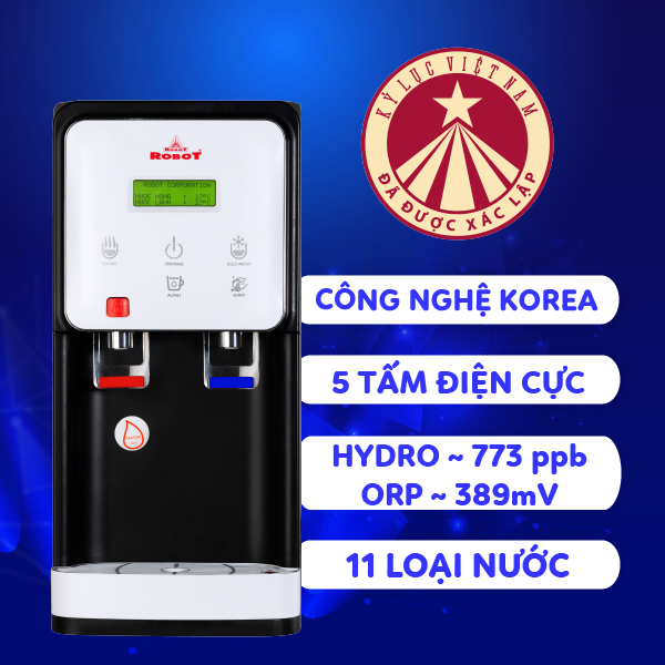 Máy Lọc Nước Ion Kiềm Nóng Lạnh ROBOT UHC-4511 - Hàng chính hãng