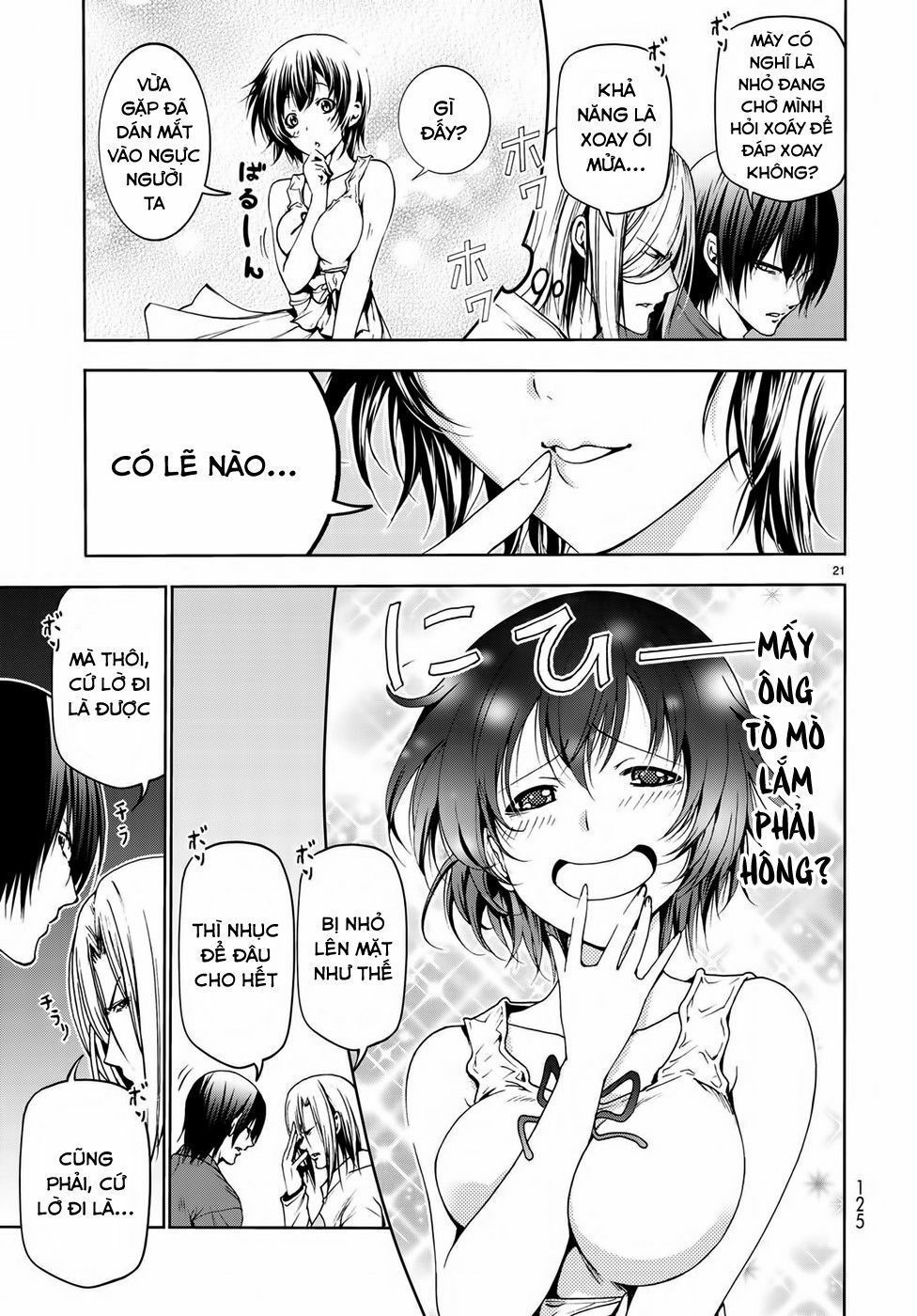 cô gái thích lặn - grand blue chapter 50 10