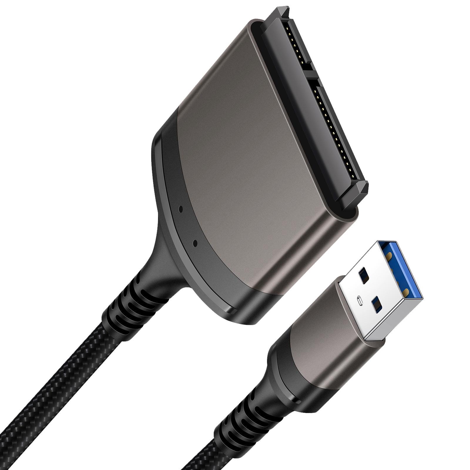 Universal USB 3.0 to Serial ATA Adapter 2.5" High Power Adapter Data Converter Quick Connection Easy to Use for PC / ROM