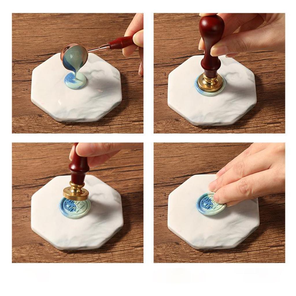 Wax Seal Stamp Ceramics Demoulding Pad Coasters Envelope Packaging