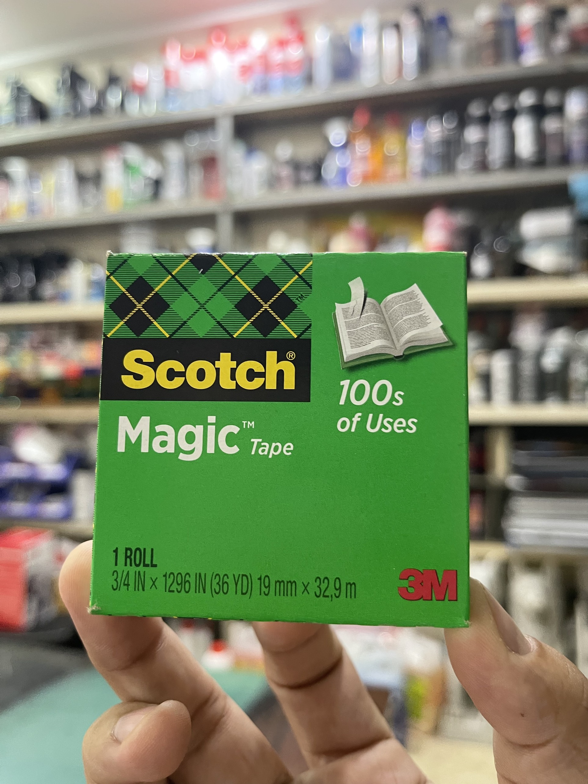  BỘ 3 CUỘN BĂNG KEO 3M, BĂNG KEO KỲ DIỆU, TRONG SUỐT DÁN TIỀN 3M 810 SCOTCH MAGIC TAPE