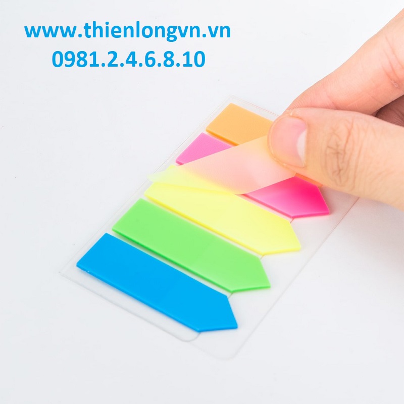 Giấy phân trang 5 màu Deli - EA10602