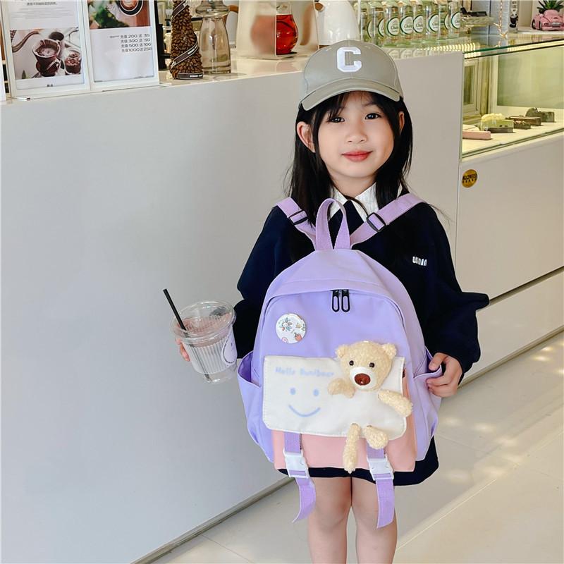 Ba Lô Cho Bé Trai Bé Gái Đi Học 3-8 Tuổi Hello Bunibear BLV01