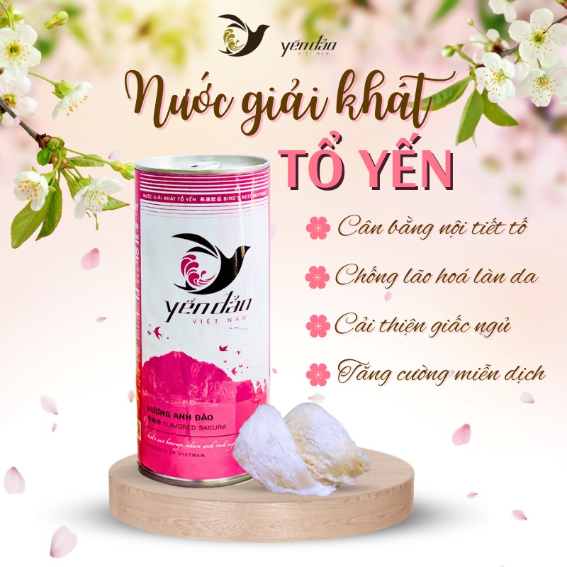 Nước giải khát tổ yến Hương Anh Đào