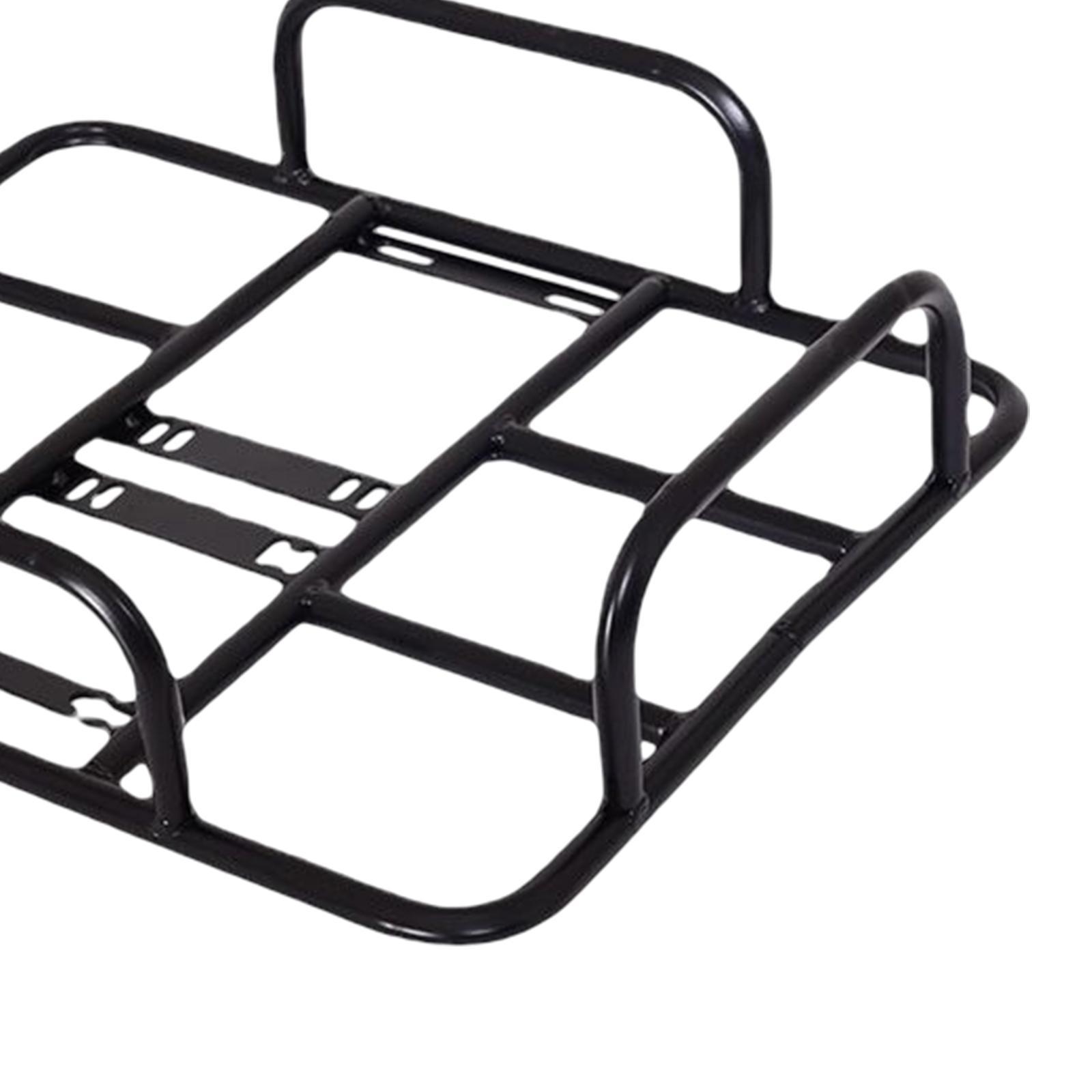Bike Basket Basket Metal Detachable Bike Cargo Rack Cycling Accessories Panniers Front Handlebar Bike Basket for Mountain Road Bikes