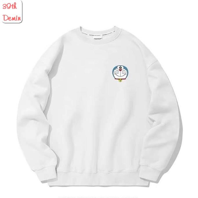 Áo nỉ DORAEMON ngộ nghĩnh phong cách Hip Hop graffiti sweater unisex Form rộng Free Size