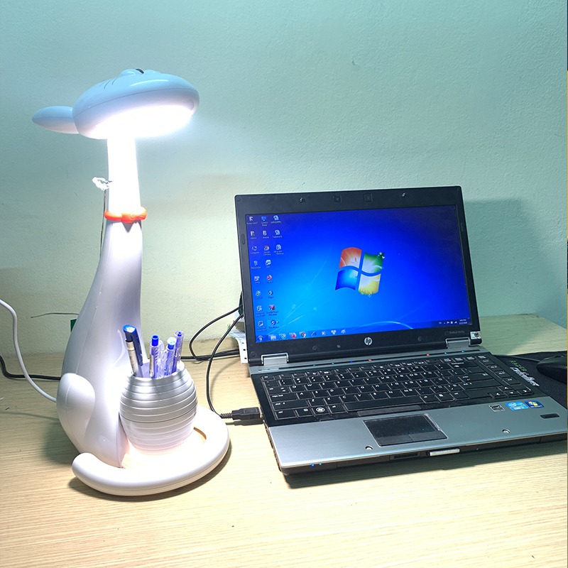Đèn làm việc và học công nghệ LED 3 chế độ sáng, thiết kế hình động vật ngộ nghĩnh, chống cận để bàn đa chức năng BL1606