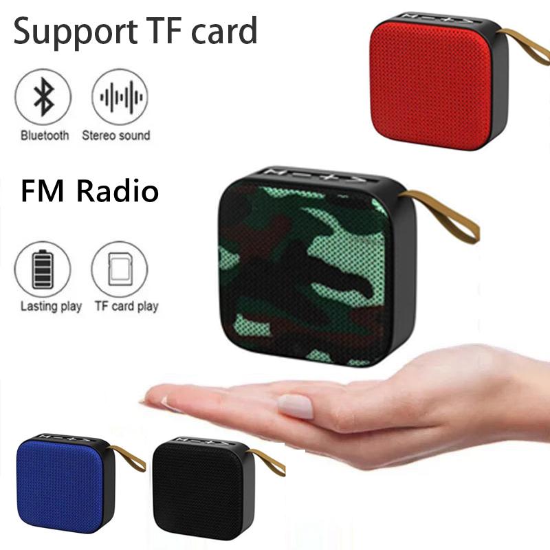 Loa Bluetooth Âm Thanh Lớn Âm Thanh Hộp Loa Mini Không Dây, Hỗ Trợ Thẻ TF Đài FM Đĩa Nhớ USB Flash Cho Máy Nghe Nhạc MP3 Color: Red