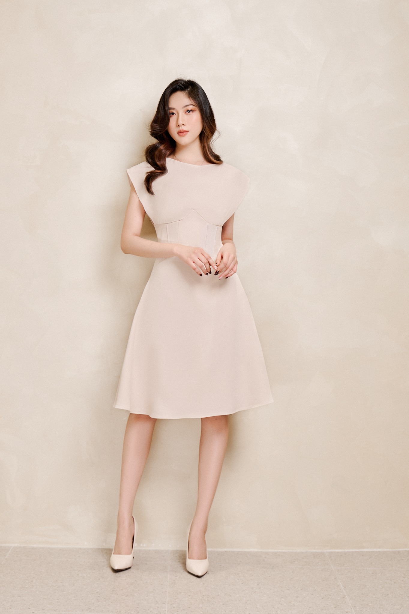 OLV - Đầm Jeny Cream Dress