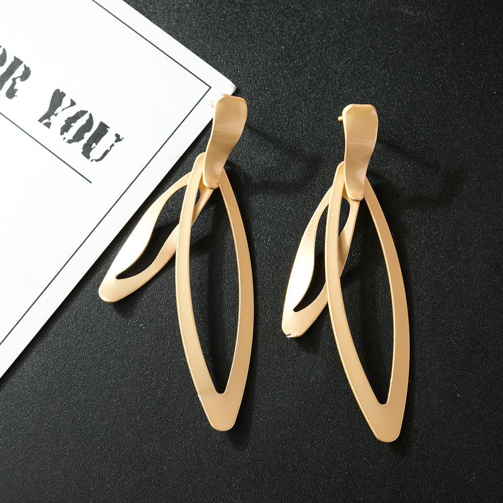 Water Drop Earrings Women Dangle Ear Studs Fashion Earrings Jewelry