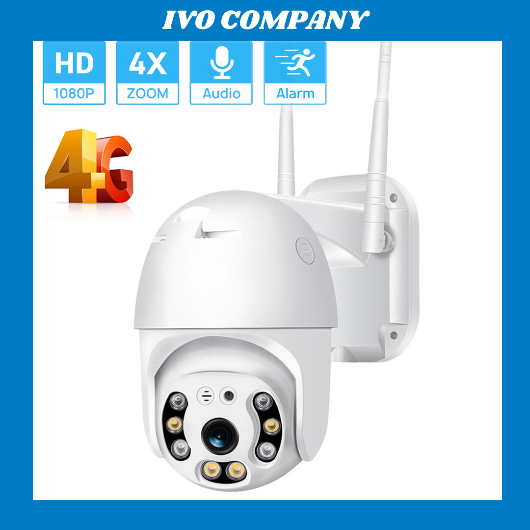 Camera Không Dây 3g/4g PTZ Ngoài Trời Đàm Thoại 2 Chiều