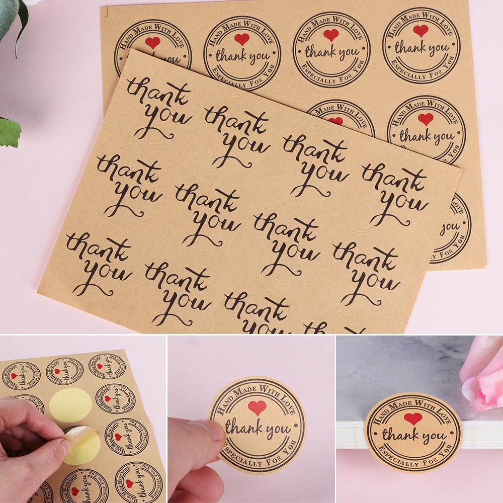 Set 12 Nhãn Dán Cỡ 3.5cm Tạo Hình Ngộ Nghĩnh