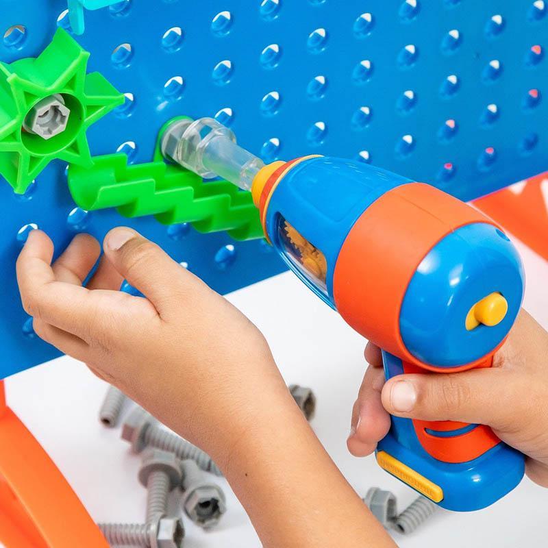 Learning Resources Đồ chơi máy khoan sáng tạo thiết kế mê cung - Design &amp; Drill Marble Maze