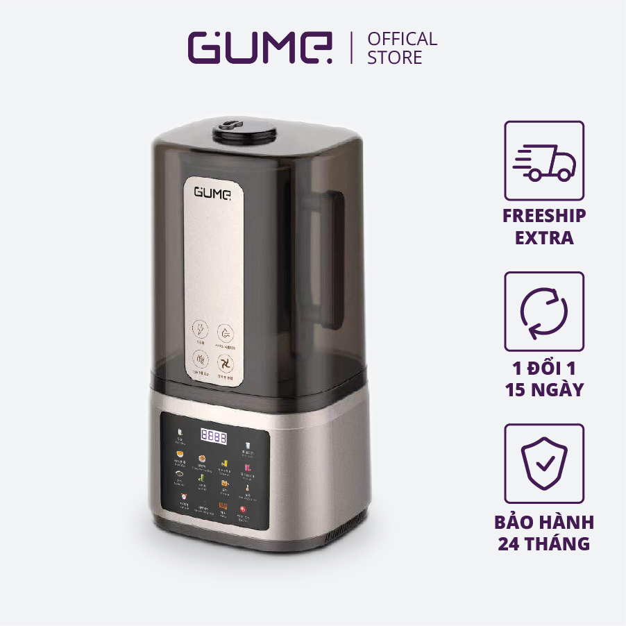 Máy làm sữa hạt đa năng 1.65L GUME (GMNMM-2201), Hàng Nhập Khẩu Hàn Quốc, Bảo Hành 24 Tháng