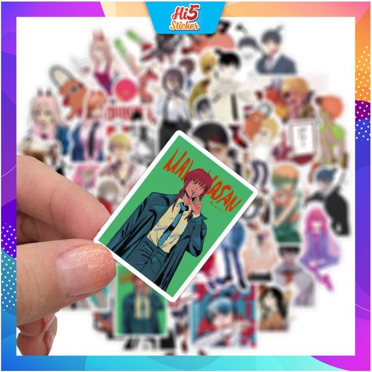 Sticker Hình Dán Trang Trí Anime Người Hùng Cưa Máy ChainSawMan ms#227