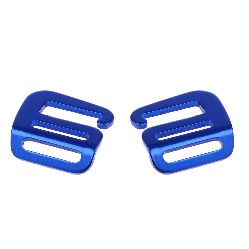 Móc Khóa Vải Ngoài Trời 2 Chiếc G 1 Inch Cho Dây đeo Ba Lô 25 Mm