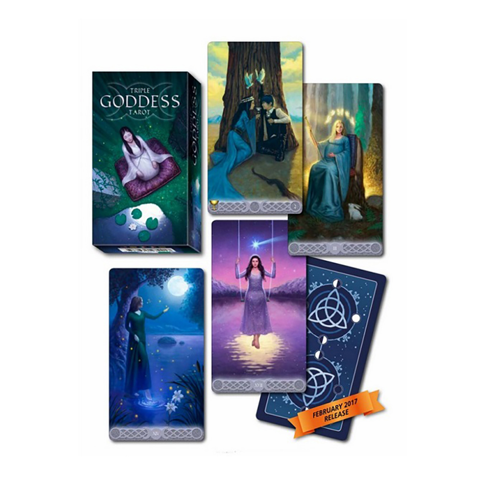 Bộ Bài Tarot Triple Goddess 78 Lá Bài Tặng File Tiếng Anh Và Đá Thanh Tẩy