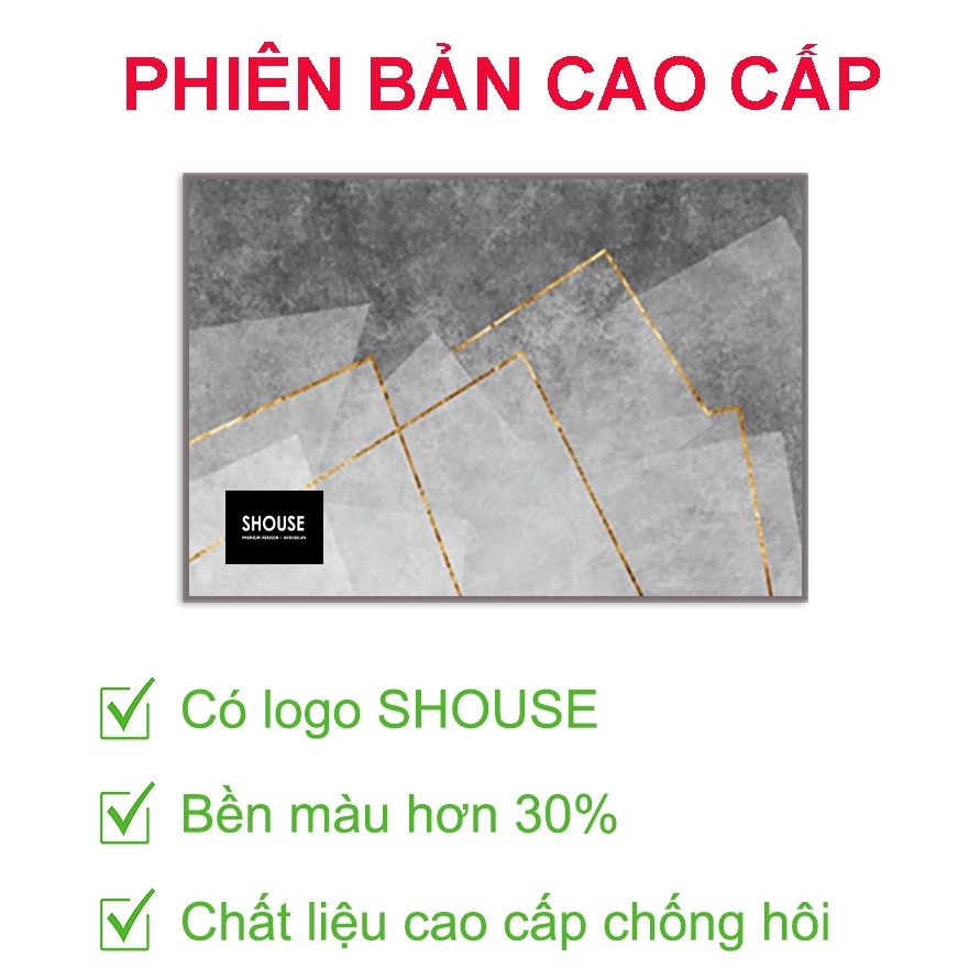 Thảm Lau Chân TCS SHOUSE phòng khách phòng tắm ngủ đế chống trơn trượt siêu thấm hút nước cao cấp sang trọng