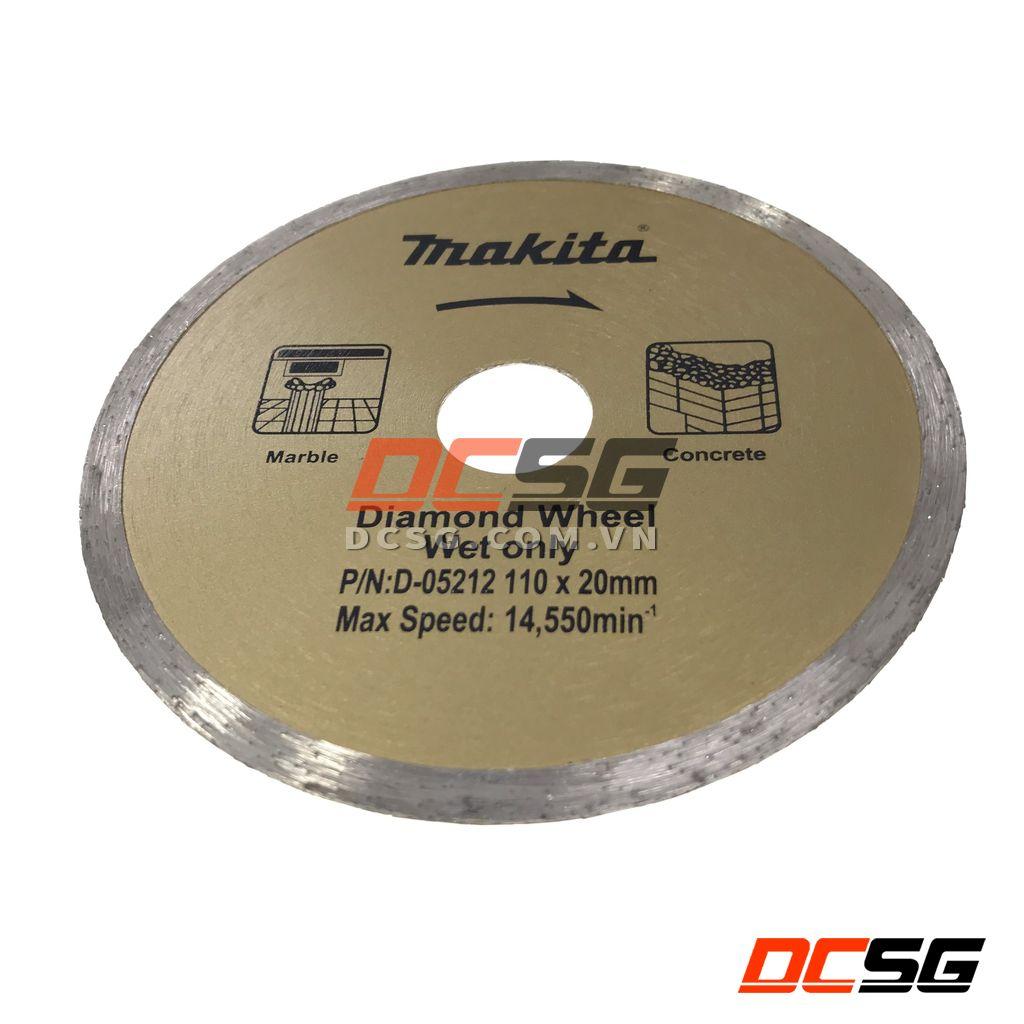 Đĩa cắt kim cương dạng mép liên tục 110x20/16mm Makita D-05212 | DCSG