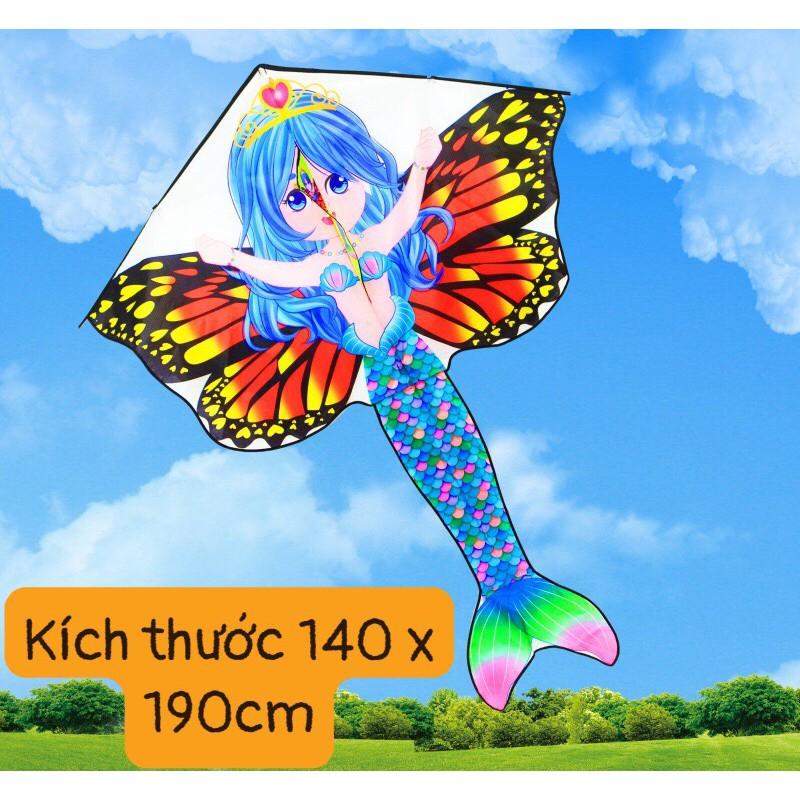 Diều elsa, nàng tiên bướm - TẶNG tay cầm thả diều dài 150 mét dây