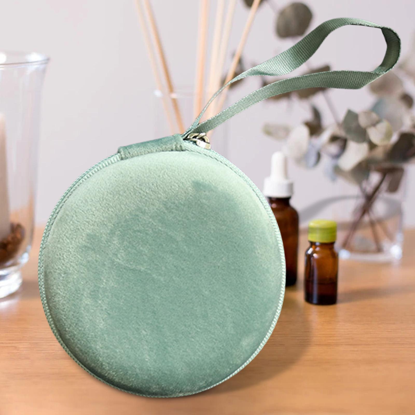 Essential Oil Carrying Case Storage Bags Velvet Round 10 Slot Organizer for Oil Bottle