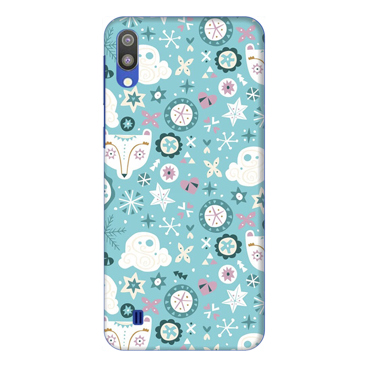 Ốp lưng dành cho điện thoại Samsung Galaxy M10 hình Họa Tiết Xanh - Hàng chính hãng