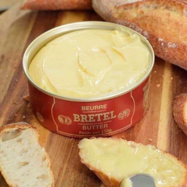 Bơ Bretel Đồng Tiền Pháp Bretel French Butter 250g  - Bretel Butter 250gr.