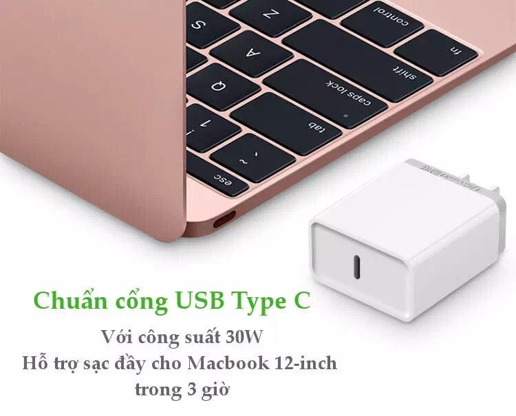 Ugreen UG20760CD127TK 30W màu Trắng Củ sạc nhanh cổng TypeC chuẩn QC 3.0 - HÀNG CHÍNH HÃNG