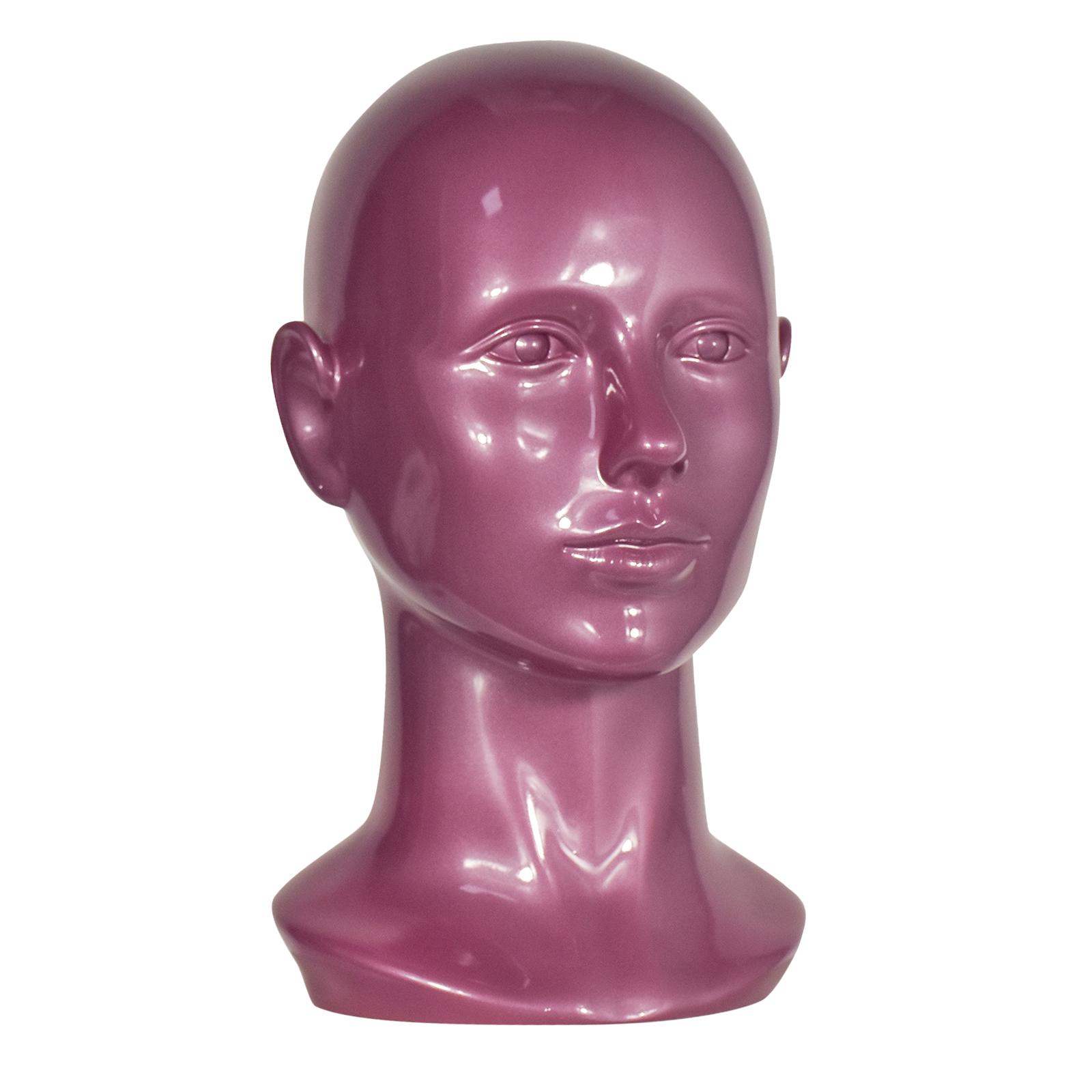 Female Plastic PVC Mannequin Head Model Hat Wig Display Stand Rack