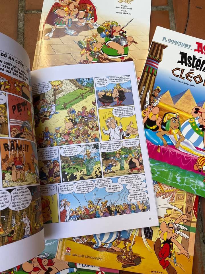 [COMBO 8 TẬP] -  NHỮNG CUỘC PHIÊU LƯU CỦA ASTERIX - IN MÀU TOÀN BỘ - NXB KIM ĐỒNG -