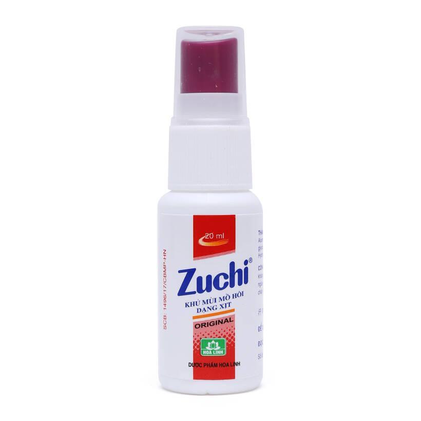 Xịt khử mùi 2 trong 1 Zuchi Original (20ml) khử mùi hôi nách và hôi chân hiệu quả, không kích ứng da - XZ1 02