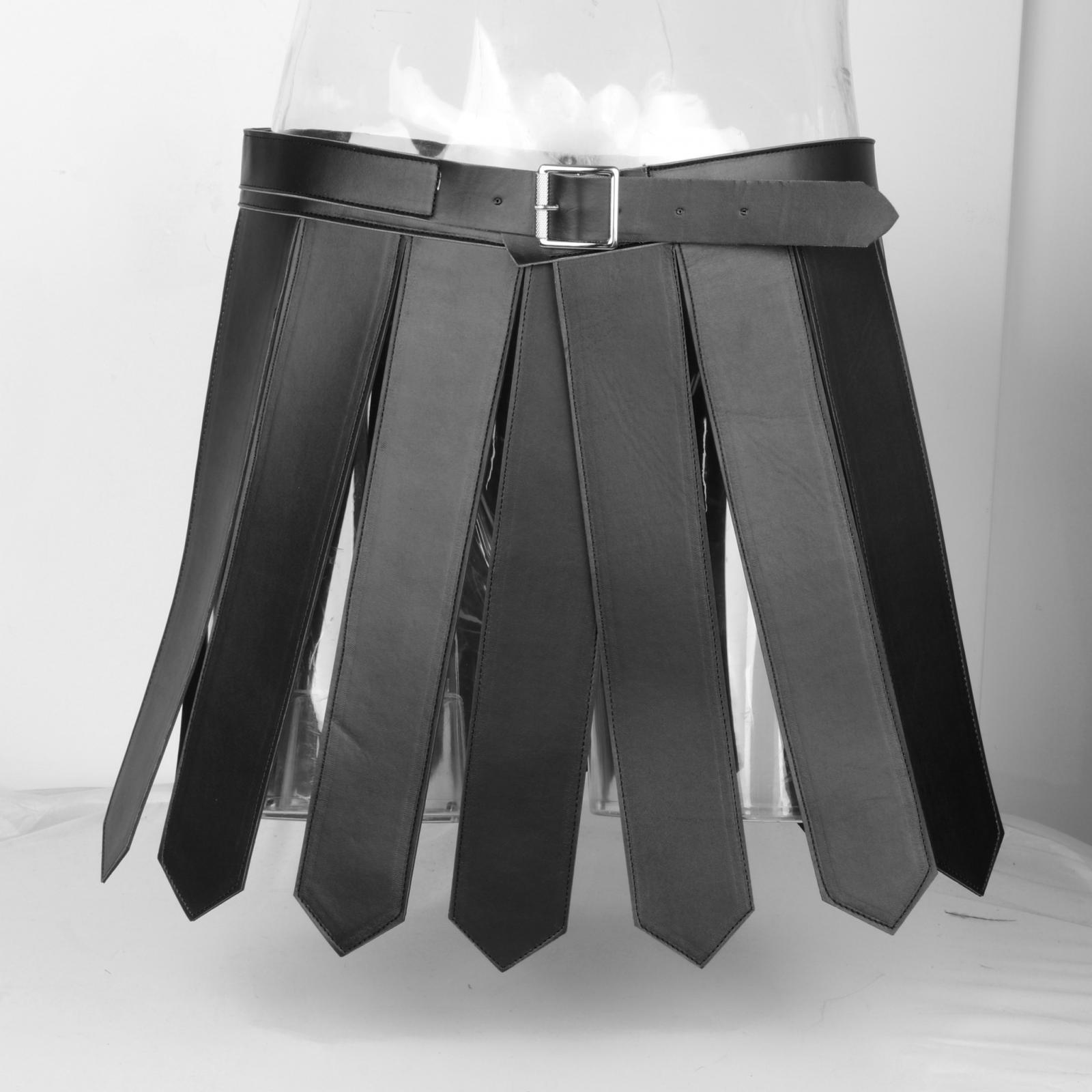 Roman Skirt Rave Party PU Cosplay Adjustable Roman Costume