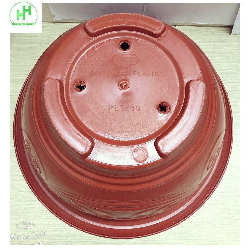 2 Chậu Nhựa Trồng Hoa, Cây Cảnh Bình Thuận Plastic PLT 480