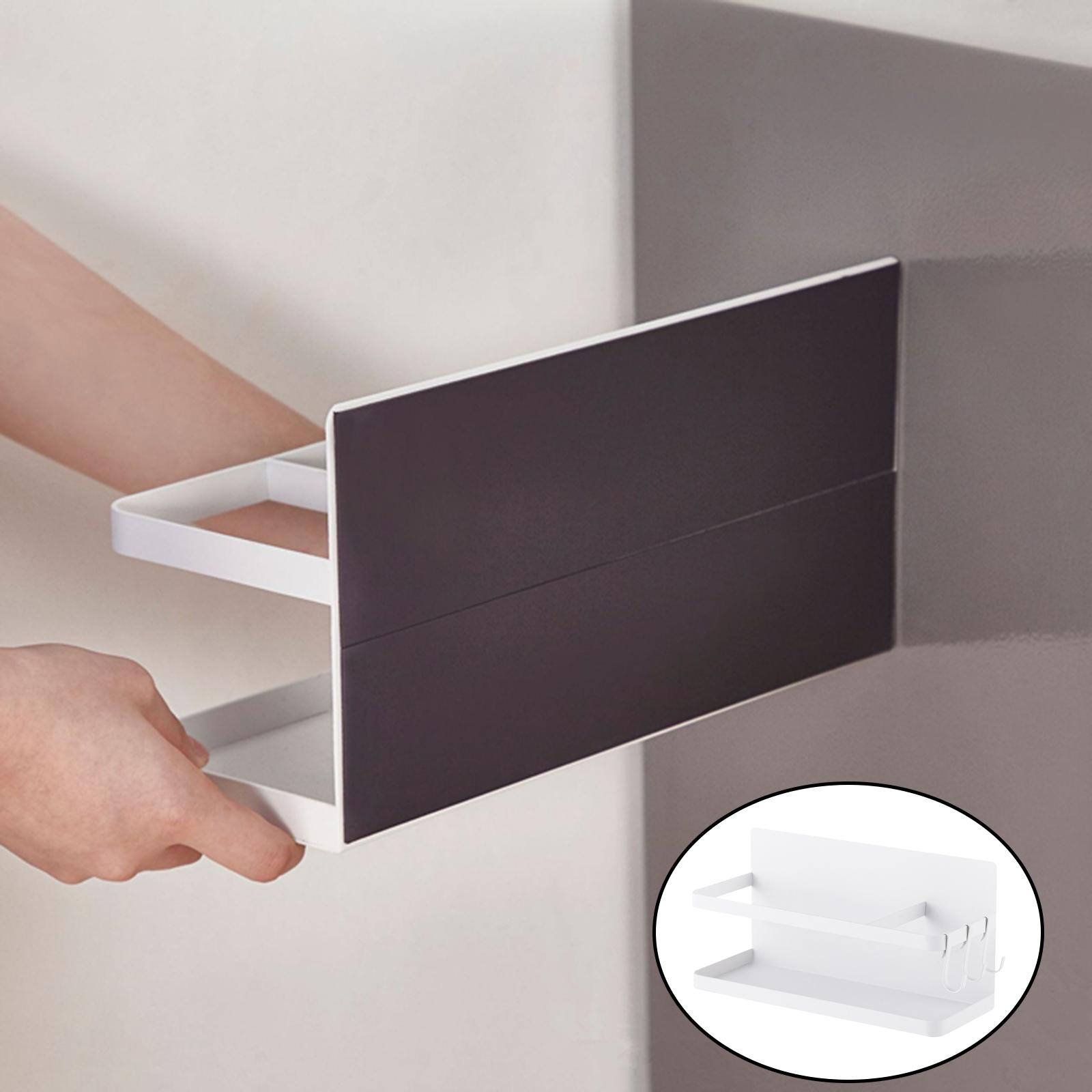 Magnetic Spice Rack Organizer Single Tier Kitchen Storage Space Saving