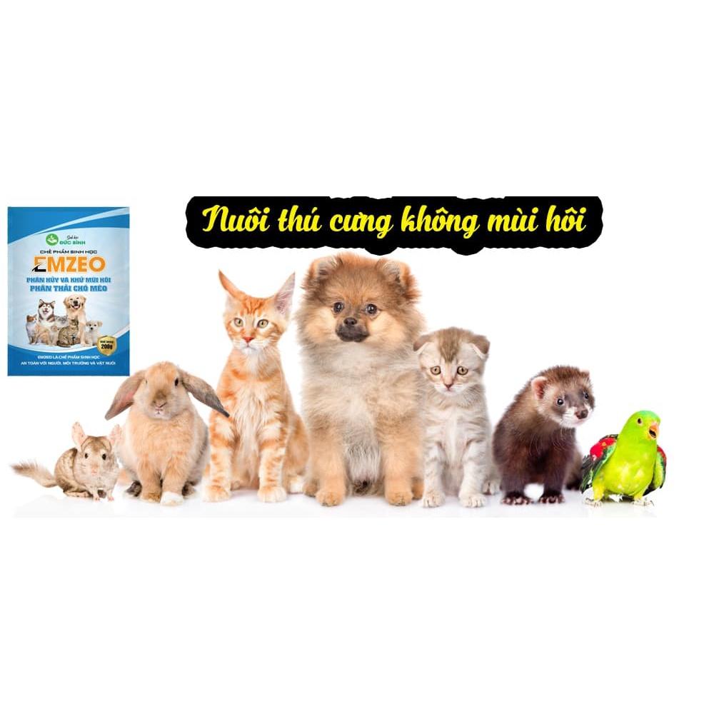 Chế Phẩm Vi Sinh EMZEO Thú Cưng - Đức Bình 200Gr Khử Mùi Hôi Phân Chó Mèo Và Thú Cưng