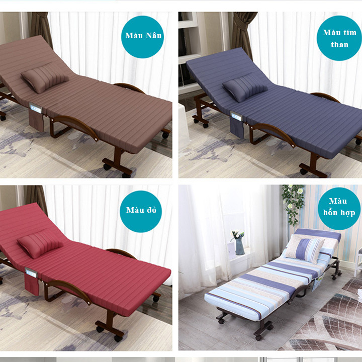 Giường ngủ gấp gọn - Giường gấp di động - Giường xếp văn phòng