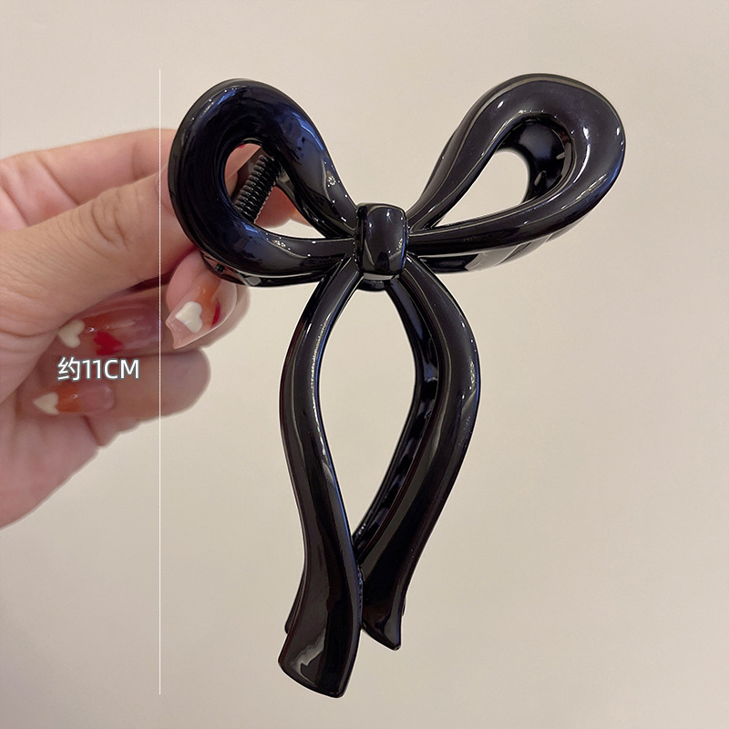 Kẹp tóc càng cua nơ 11cm xinh xắn, kẹp tóc nơ Hàn quốc
