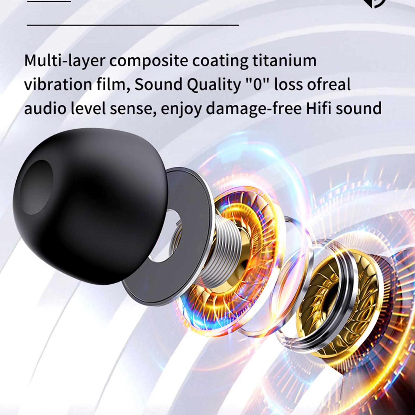 Sports Waterproof Bluetooth 5.0 TWS Stereo Headphone Headsets Earphones 3500mAh Universal Compatibility