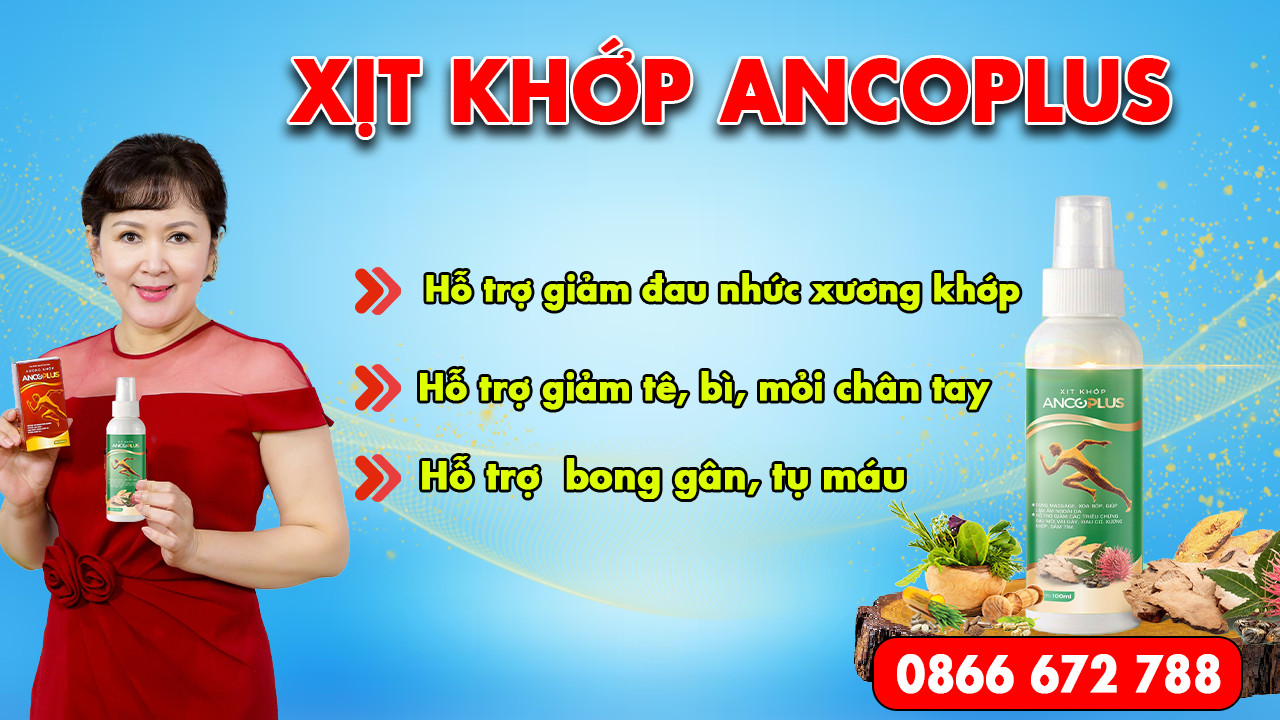 Combo 4 Tặng 2 Xịt Xương Khớp Ancoplus Giúp Giảm Đau Nhanh Chóng, Bảo Vệ Xương Khớp Từ Thiên Nhiên